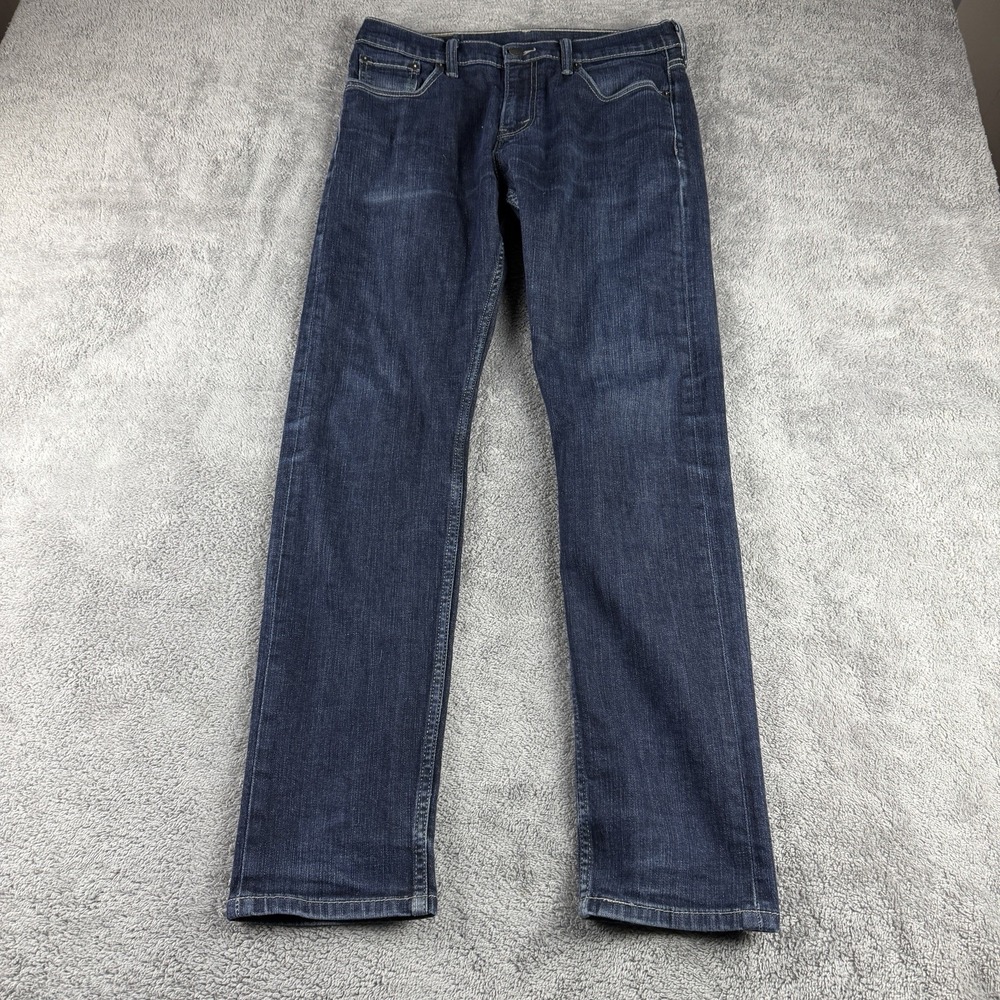 Levis 508 Regular Fit Straight Leg Jeans Mens 30x29 Blue Dark Wash Mid Rise‎